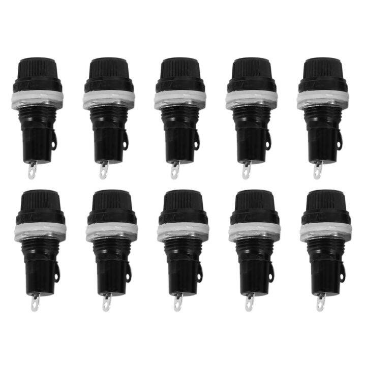 yf-10-pcs-electrical-panel-mounted-5-x-20mm-fuse-holder