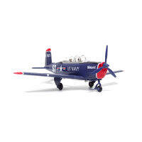 148 Scale Trainer Coach Plane Beechcraft T-34 Mentor Classic Aviation Aircraft Airplane Models Toys F Display Show