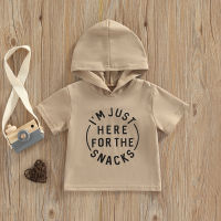 【cw】FOCUSNORM 1-6Y Causal Kids Boys Hoodies T Shirts 2 Colors Letter Printed Short Sleeve Pullover Tops