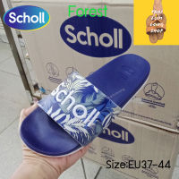 Scholl รองเท้าสกอลล์-ฟอเรสต์ สีน้ำเงิน Forest  รองเท้าสำหรับผู้ชายและผู้หญิง รองเท้าสุขภาพแก้รองช้ำ นุ่ม