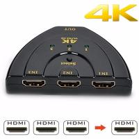 【Versatile】 Hot 4K * 2K 3D Mini 3พอร์ต HDMI Switch 1.4b 4K Switcher HDMI Splitter 3 In 1 Out Port Hub สำหรับ DVD HDTV Xbox PS3 PS4 1080P