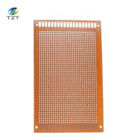 【cw】 wholesale 5pcs 9x15cm PROTOTYPE 9x15cm Printed CIRCUIT PANEL SOLDER PCB Board yellow !