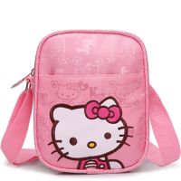 Hello Kitty การ์ตูนกระเป๋าสะพายกระเป๋าถือและกระเป๋าเงินน่ารักกระเป๋าพาดลำตัวสำหรับผู้หญิงกระเป๋าแฟชั่นกระเป๋าโท้ท