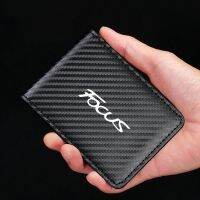 Men Business carbon fiber wallet male card Credit Card Holder For Ford Fiesta Focus KUGA EDGE Car Accessories