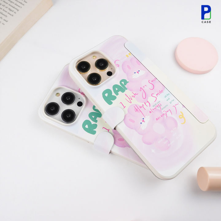 case-เคสไอโฟน-ลายกระต่าย-ฝาพับ-สำหรับ-14promax-13promax-13-11