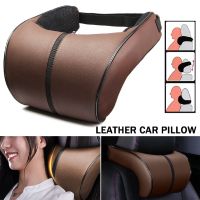 Adjustable Headrest Pad Seat Cushion Adjustable PU Leather Car Neck Rest Pillow