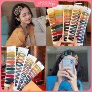 AISHGBộ Đồ Morandi Kẹp Tóc Mái Gãy Một Chữ Kẹp Tóc BBHairpin Nữ Mờ Phiên