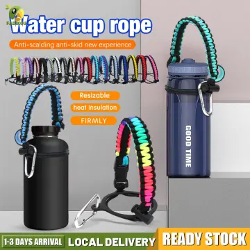 Hydroflask Cup Rope Aquaflask Accessories Paracord Handle Multi-functional  Hand Weave Rope Water Bottle Handle Wide Mouth Bottles Strap Portable Rope  (for Wide Mouth Insulated Bottle)