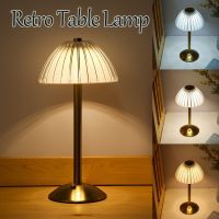 【YD】 2/1Pcs Bar Table Lamp Restaurant Decoration Rechargeable Desk Dimming Night Bedroom