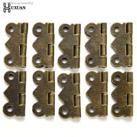 ● Fashion Design bronze Yellow 10x Mini Butterfly Door Cabinet Drawer Jewellery Box Hinge Furniture 20mm x17mm