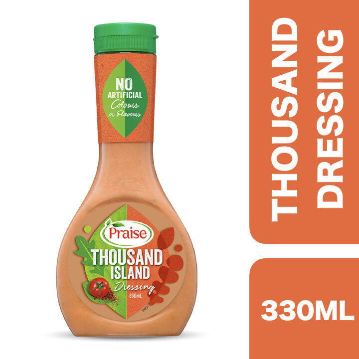 Praise Thousand Island Dressing 330ml ++ เพรส น้ำสลัดเทาซันไอแลนด์ 330