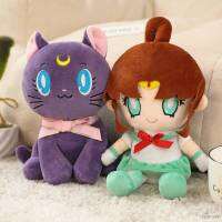 Aie Sailor MOON หมอนตุ๊กตานุ่ม รูปการ์ตูนเซเลอร์จูปิเตอร์ คิโน่ มาโกโตะ แมวลูน่า ของขวัญ สําหรับเด็ก ตกแต่งบ้าน 1 ชิ้น