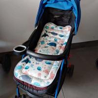 、‘】【= Baby Stroller Comfortable Cotton Thickened Cart Mat Infant Cushion Pad Chair Auto Car Pushchair Accessories For Kid Dining Chair