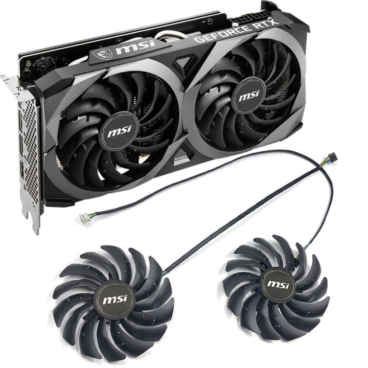 pld10010s12hh-95มม-ใหม่3070-rtx-2x-พัดลมจีพียูสำหรับ-msi-rtx-3060-3060ti-3070-ventus-rx-6600-6700-xt-การ์ดจอพัดลมทำความเย็น