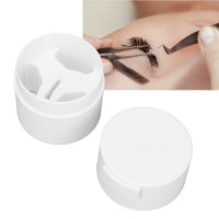 White Lash Glue Storage Tank Press Type Negative Pressure Eyelash Extension Glue Container for Beauty Salon