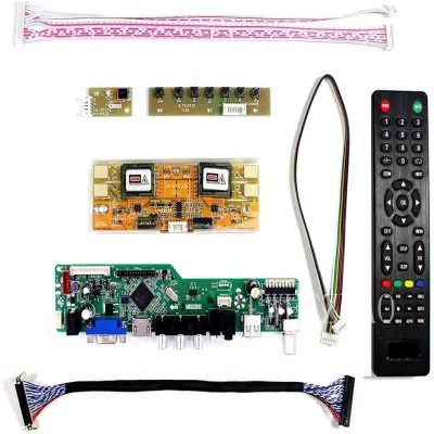 Controller Board Driver TV+HDMI+VGA+AV+USB Monitor Kit for M201EW02 V1 V8 V9 VB VC 1680x1050 LCD LED Screen Panel Replacement Parts