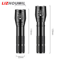 LIZHOUMIL ตะเกียงตั้งแคมป์กลางแจ้งแบบอัลลอย Usb อเนกประสงค์ไฟฉาย Led มีประสิทธิภาพ A100