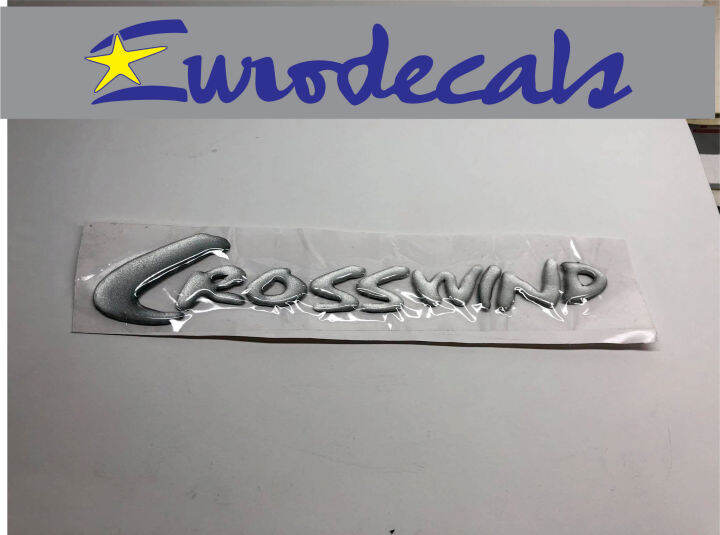 Silver Crosswind Silicon emblem sticker | Lazada PH