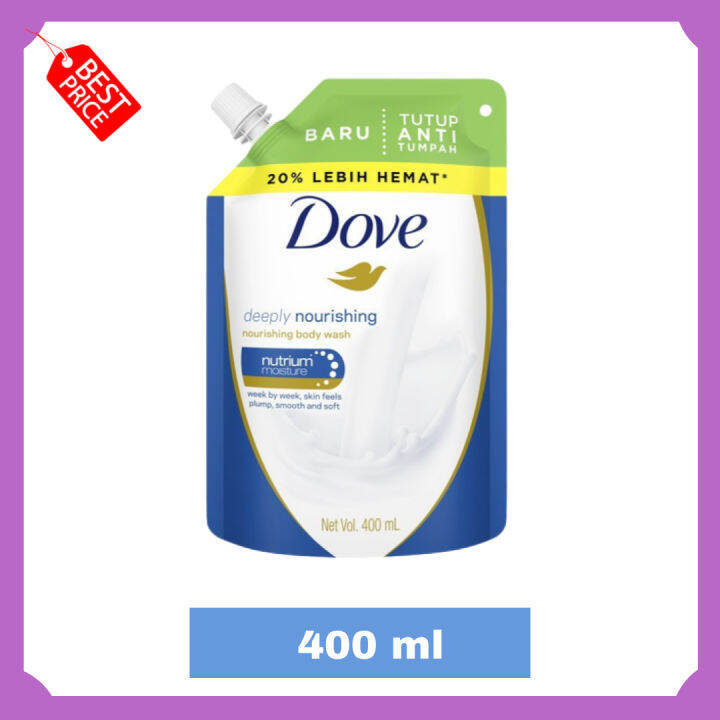 DOVE body wash refill deeply nourishing 400 ml Lazada Indonesia