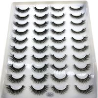 New 20 Pairs 3D Mink Lashes Natural Thick Curled Fluffy Small Bunch False Eyelashes Make Women Beautiful In An Instant Lashes