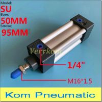 Free Shipping Pneumatic Airtac Type SU Series Inner Rod Double Action Air Cylinder Pistons Bore 50MM Stroke 95MM SU50X95 SU50-95
