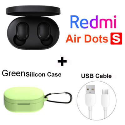 Original Xiaomi Redmi Airdots S Earbuds Mi TWS Wireless Earphone Bluetooth Ai Control Gaming Headset With Mic Noise Reduction