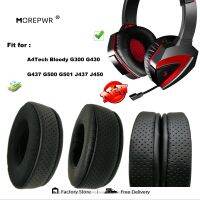 Morepwr New upgrade Replacement Ear Pads for A4Tech Bloody G300 G430 G437 G500 G501 J437 J450 Headset Parts Cushion Earmuff