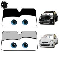 【LZ】 1pc Cartoon Car Sunscreen Heat Insulation Curtain Sunshade Light Shield Front Gear Car Cloth 130x70cm Car Front Windshield Cover