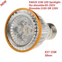 [HOT QQZIWWUJJWG 104] 1ชิ้นโรงงานขาย LED PAR20หลอดไฟ E27 15วัตต์5x3วัตต์อบอุ่นสีขาว/เย็นสีขาว/บริสุทธิ์สีขาว110โวลต์220โวลต์ Dimmable LED P20ไฟสปอร์ตไลท์โคมไฟ