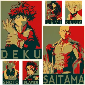 Demon Slayer Poster Anime Manga Art Print Wall Home Room Decor