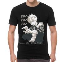 Boku No Hero Academia Katsuki Bakugou T Shirt Men Cotton T-Shirt Novelty Tshirt Anime Manga Mha Tee Tops Harajuku Streetwear