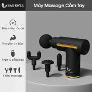 HAN RIVER Máy Massage Cầm Tay Cổ Vai Gáy 6 Chế Độ Tốc Độ Cổng Sạc USB Type