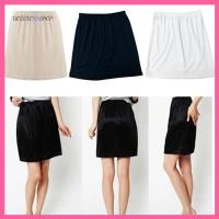 UOIGXO SHOP อุปกรณ์ทำความเย็น ชุดเดรส ครึ่งสลิป Underskirts ของใหม่ กระโปรงสลิป สำหรับผู้หญิง