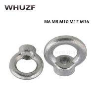 Eye nut zinc plated M6 M8 M10 Lifting eye nuts and Eye bolts Stainless steel Ring eyebolt Ring nut Nails  Screws Fasteners