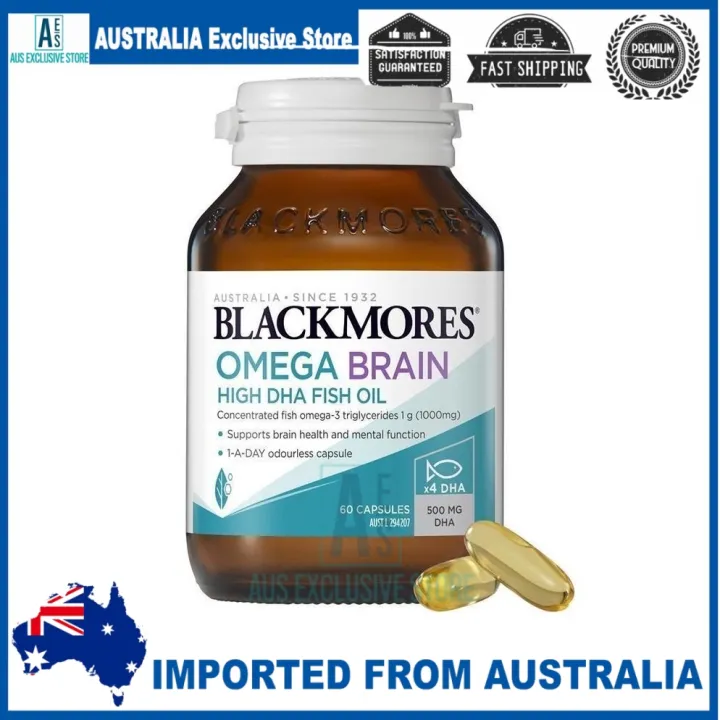 BLACKMORES Omega Brain (60 Capsules) Lazada