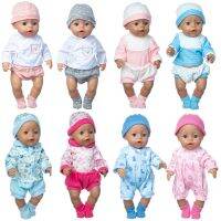 New lovely spring suit Wear For 43cm Baby Doll 17 Inch Born Babies Dolls Clothes And Accessories