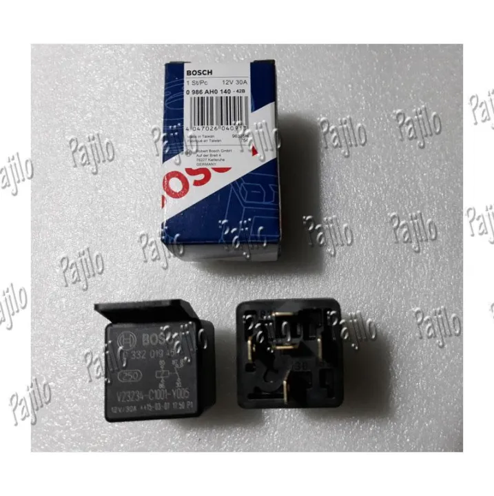 RELAY BOSCH 12V 24V 20A 30A 30/20A 87A KAKI 4 5 FLASER FLASHER RELAY