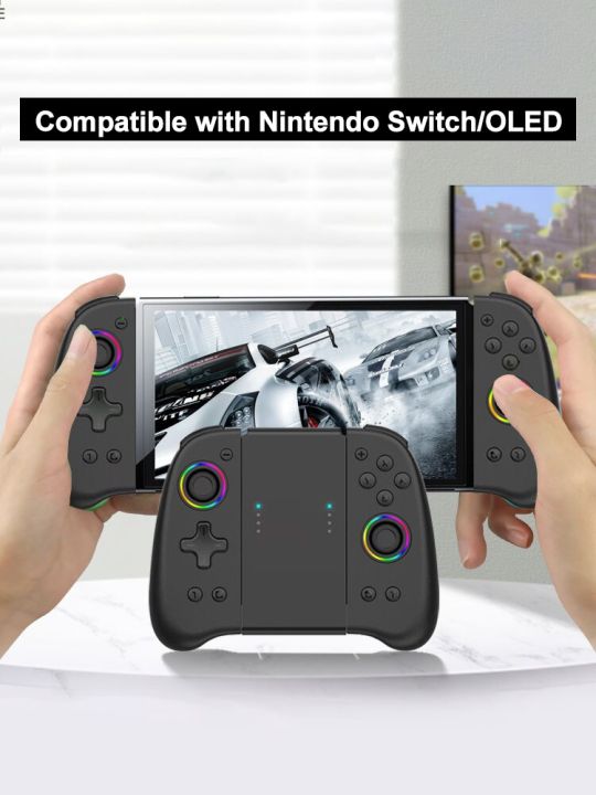 wireless-joypad-controller-lr-สำหรับ-nintendo-switcholed-gamepad-joysticks-con-with-custom-edition-crossing