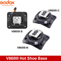 Godox Speedlite อะแดปเตอร์รองเท้าร้อน V860III V860IIICSFNOP แฟลชเครื่องประดับสำหรับเปลี่ยนแทนสำหรับกล้อง Pentax Canon Nikon