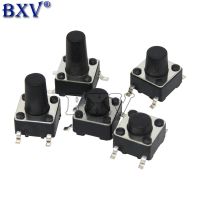 50PCS 6X6X4.3/5/6/7/7.3/9/10mm Tactile Push Button Switch Micro Switch 6*6* 4.3mm 5mm 6mm 7mm Power Switch Button SMD WATTY Electronics