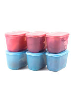 Tupperware 300ML ลึกมินิแช่แข็งน่ารักตู้เย็น crisper กล่องเก็บตู้เย็นแช่เย็น