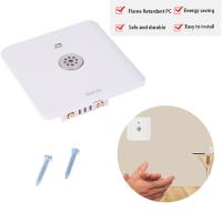 1pc 220V Smart Light Control Switch Wall Switch Detector Sound Voice Sensor Intelligent Auto On Off Light Induction Power Points  Switches Savers