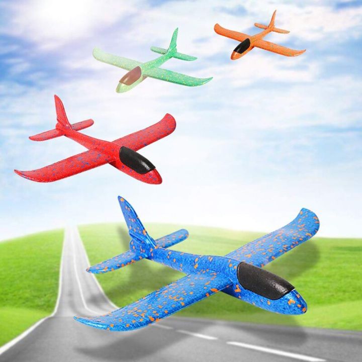 kids-toys-เครื่องบินโฟมสำหรับเด็กผู้ชายเครื่องร่อนแบบใช้มือโยนไฟเครื่องบินเฉื่อยเครื่องบินจำลอง-epp