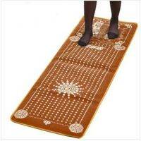 【LZ】 Tourmaline Blanket Mat Foot Massage Pad Foot Pad Shortfalls Energy Massage Mat Walking Carpet Promote Blood Circulation 145x46cm