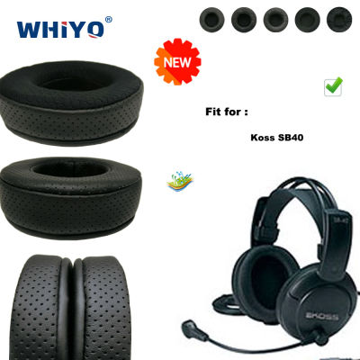 New upgrade Replacement Ear Pads for Koss SB40 Headset Parts Leather Cushion Velvet Earmuff Headset Sleeve