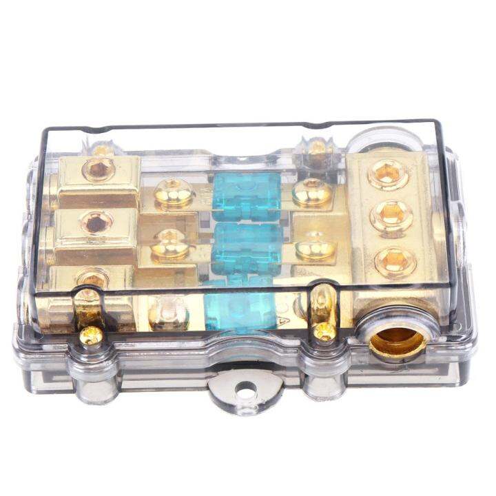 universal-60a-1-in-3-ways-car-fuse-box-holder-copper-plated-car-stereo-audio-power-fuse-holder-for-auto-boat-vehicles-audio