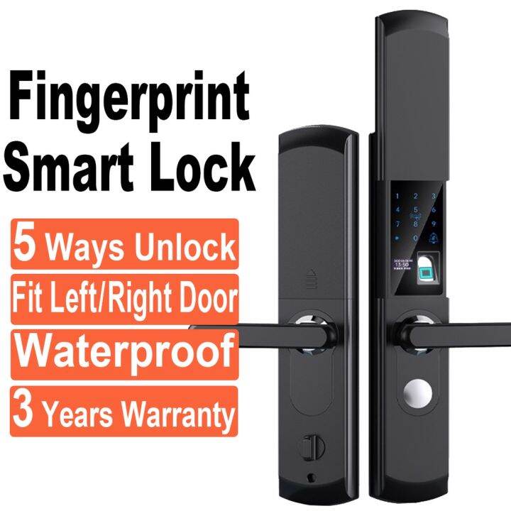 DoorLockDigital Smart Door Lock Waterproof Fingerprint Door Lock Home