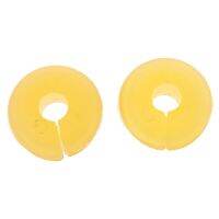 ✽☌♚ 2pcs Yellow Hood Latch Prop Rod Grommet Clip Rod For Ford Focus 2000-2007 Rubber