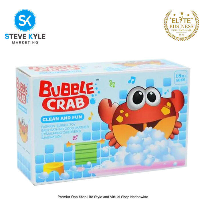Crab Bubble Machine Toy Lazada PH