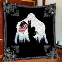 Best Gift Bigfoot Flags, Quilts, Blankets, Decorative Home Furnishings   flannel blanket